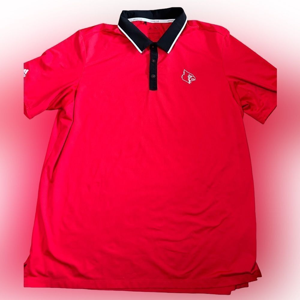 Adidas Climacool Louisville Cardinals Polo Shirt